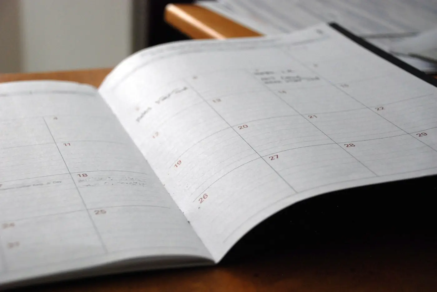 Calendario u horario de turnos
